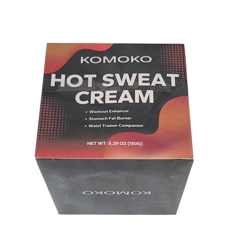 KOMOKO Hot Sweat Cream Workout Enhancer Stomach Fat Burner‎ 5.29oz 150g NEW